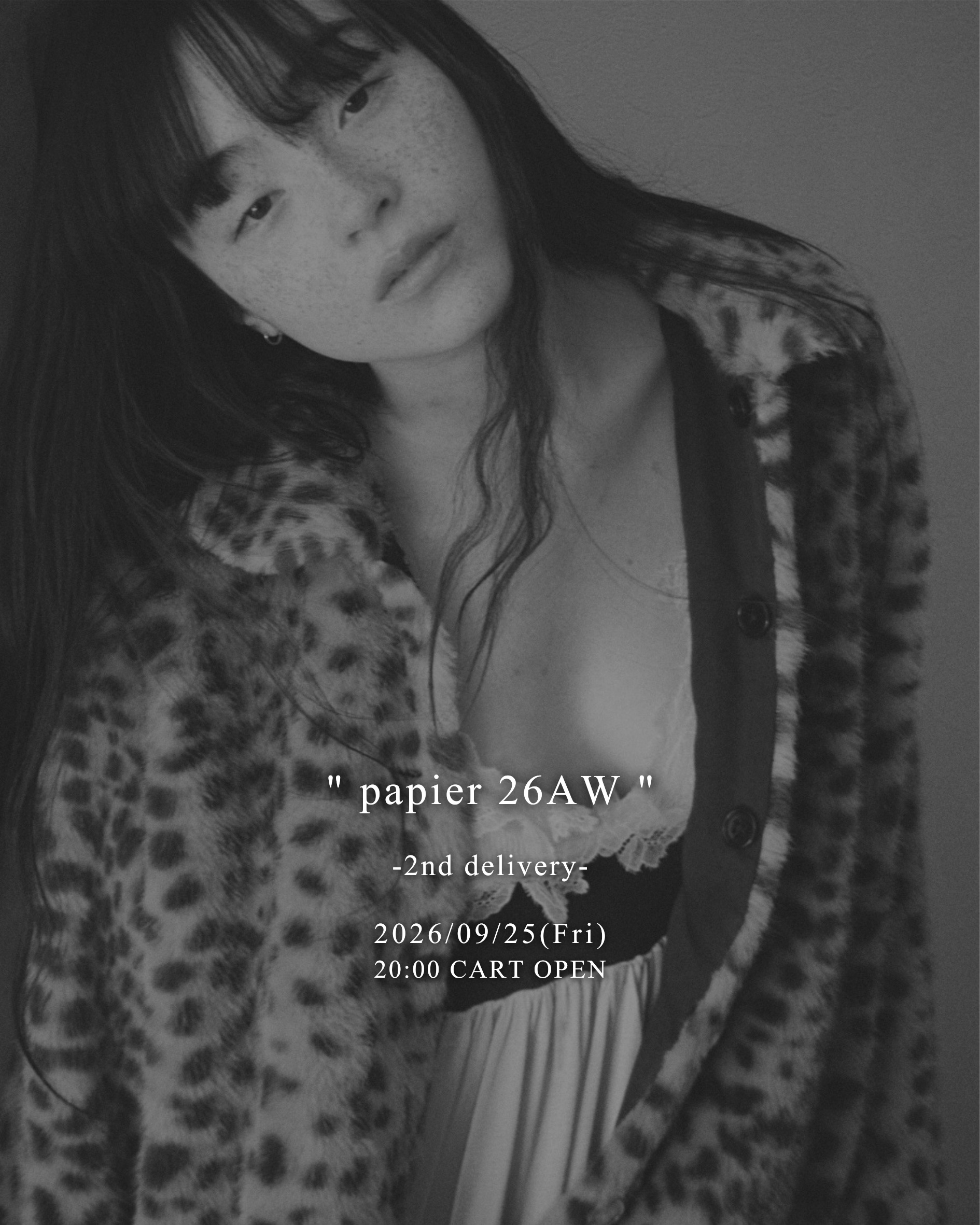 papier 26AW 2ND DELIVERY - 09.25(fri) CART OPEN