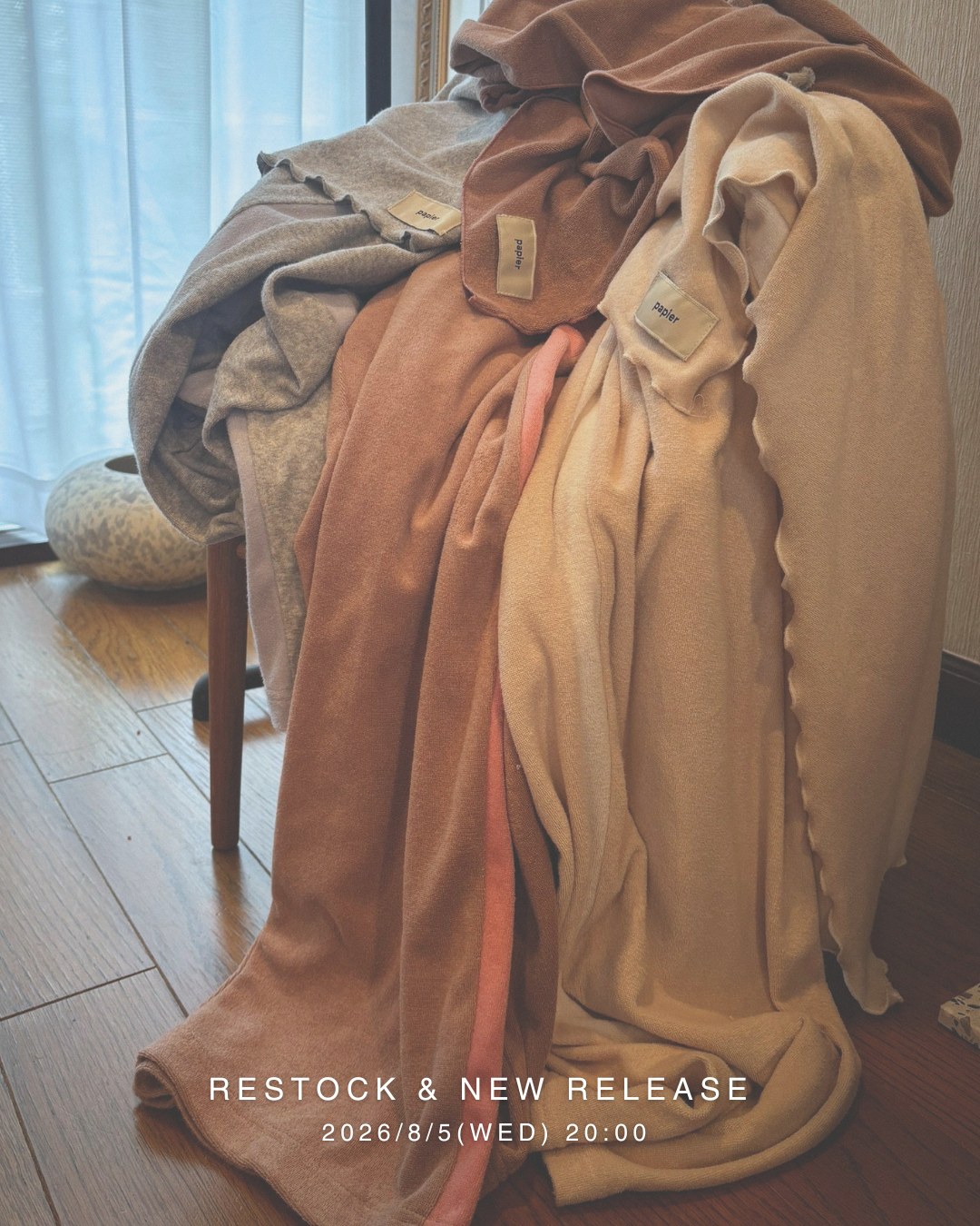【RESTOCK & NEW RELEASE】08.05 (WED) 20:00 CART OPEN