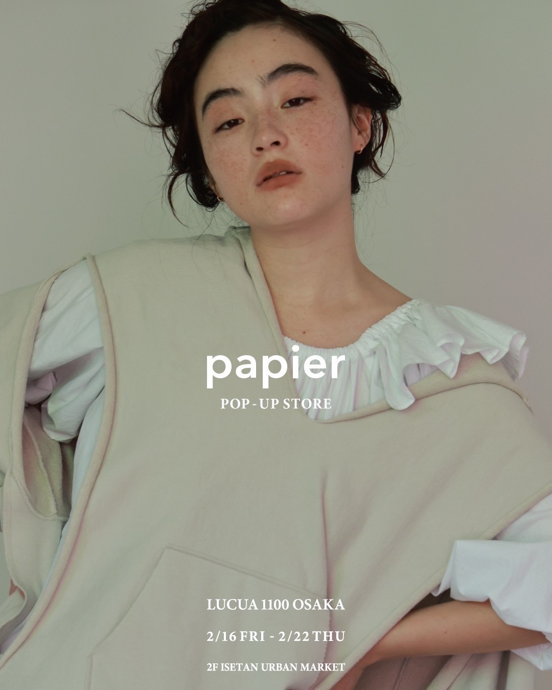 papier POPUPSTORE IN OSAKA  LUCUA1100