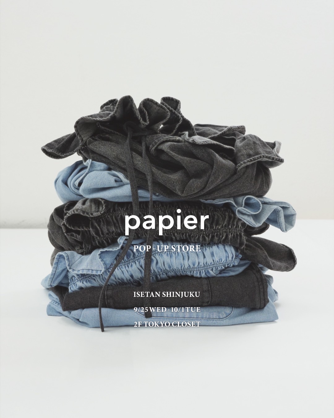 papier POPUP IN ISETAN SHINJUKU