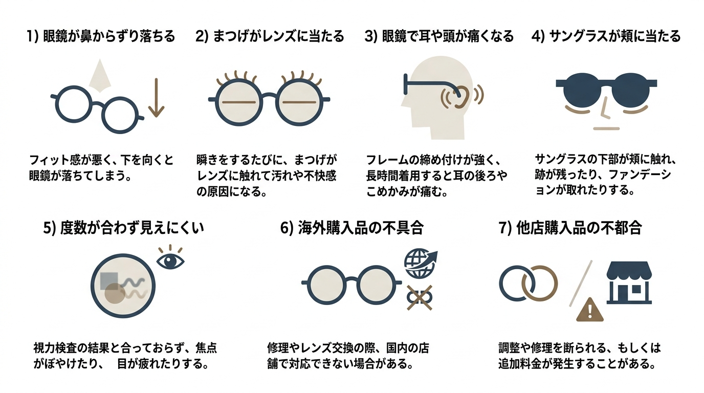 あなたのメガネ、本当にフィットしていますか？