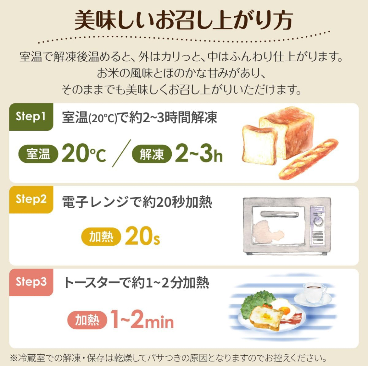 グルテンフリー米粉パンの美味しい食べ方