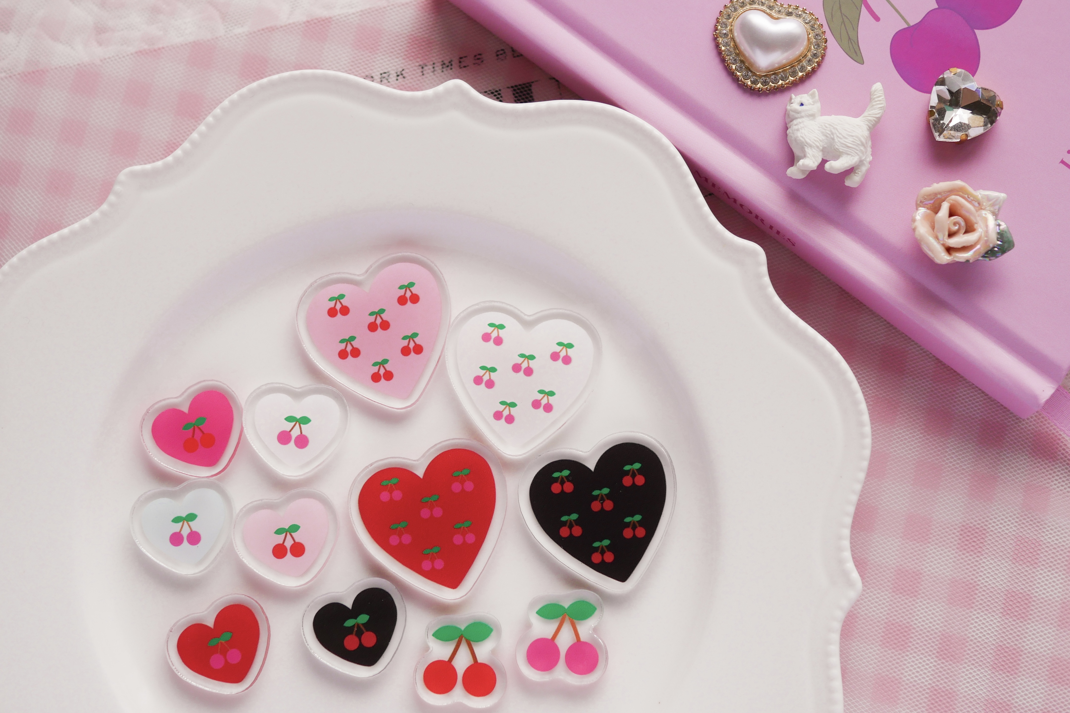 人と被らない・チェリーパーツで夏のgirly popを楽しもう♡