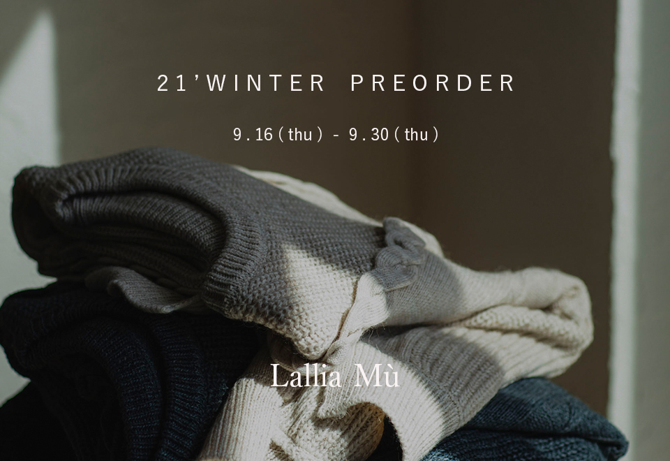 【PRE ORDER】2021 WINTER COLLECTION