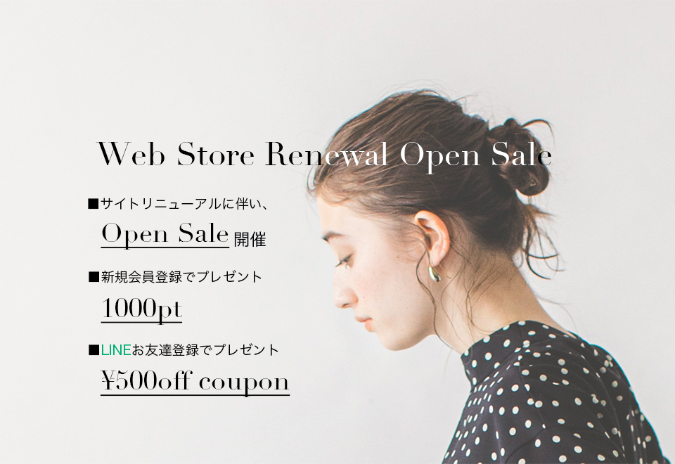 【お知らせ】6/28  12:00 WEB STOREリニューアルオープン