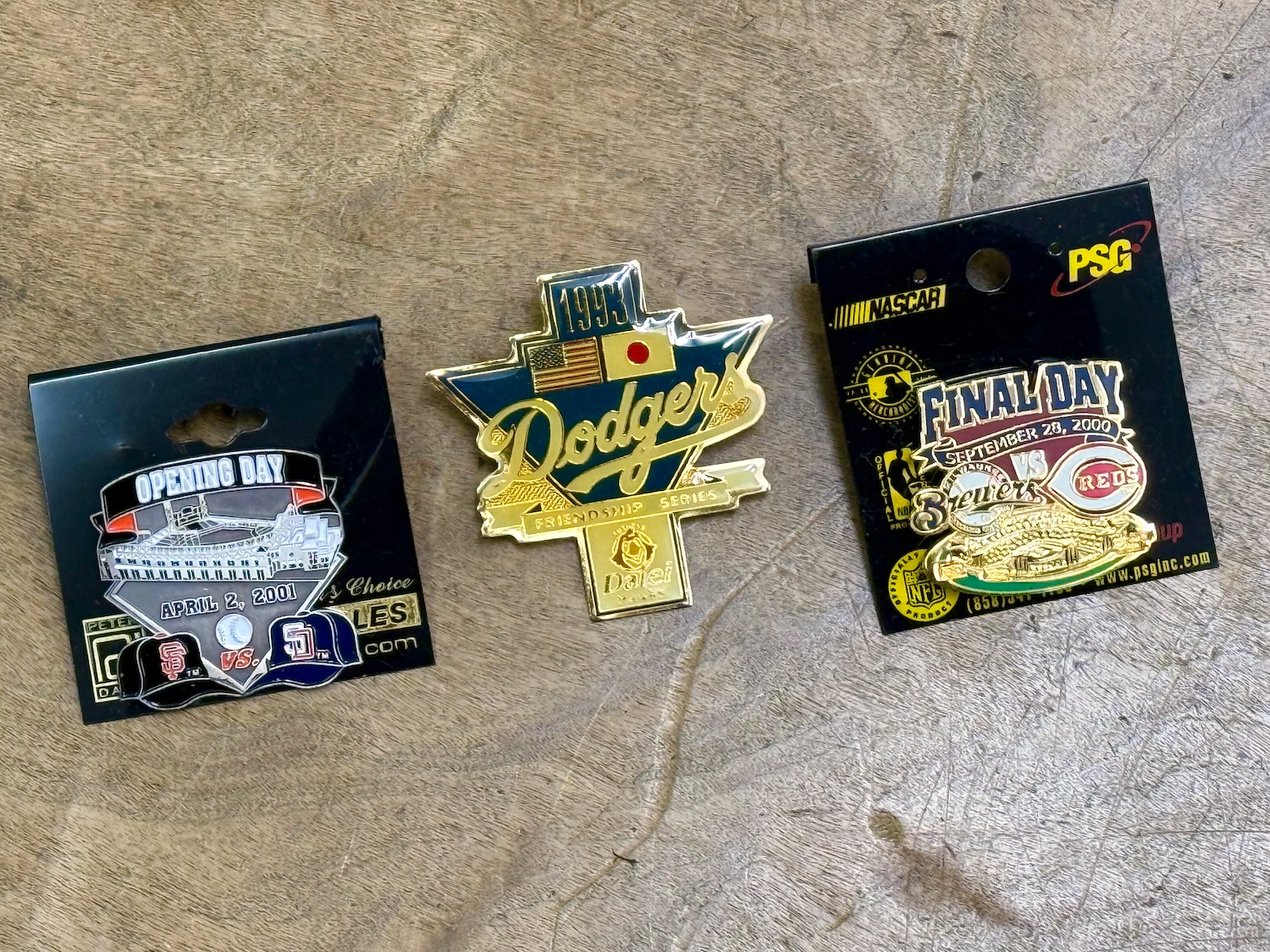 MLBピンバッジ各種、入荷しました。（店頭）