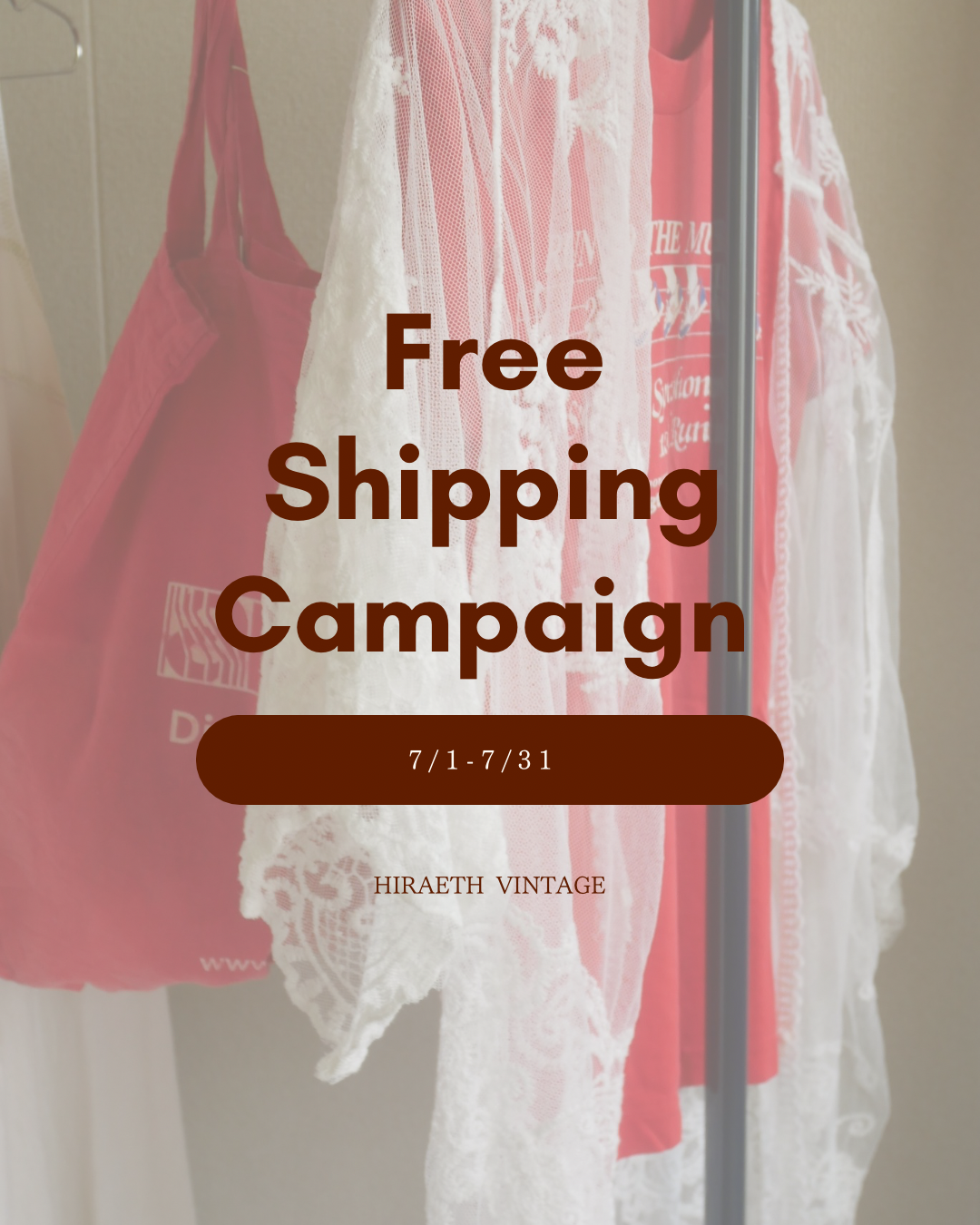 7/1-7/31 FREE SHIPPING