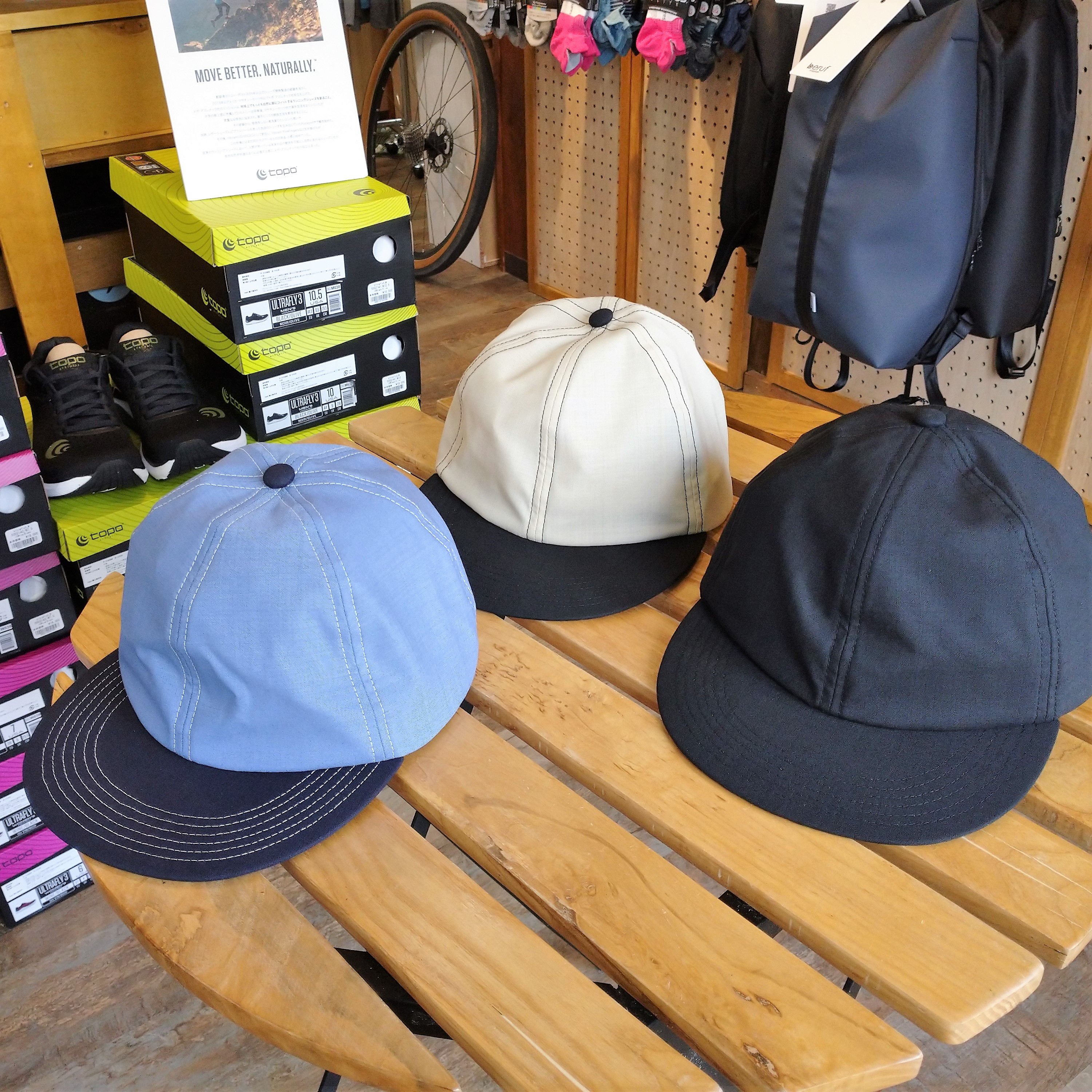 Velo SpicanoFlip Up B Caps merino wool入荷