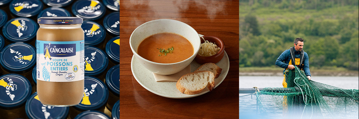 【新発売】ブルターニュ直輸入 魚介のスープ(ラ カンカレーズ スープ ド ポワソン)