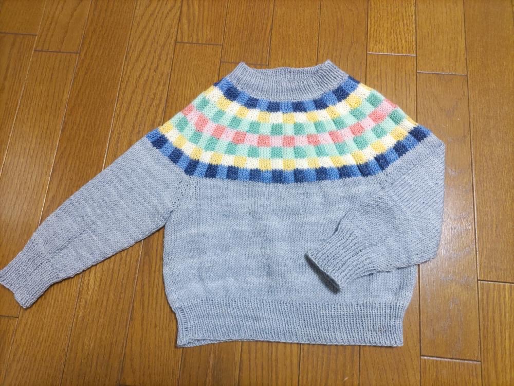 m様の作品のご紹介です‼️（パウルクレー・セーターキット）