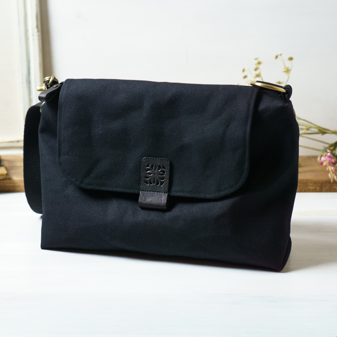 新作「帆布ショルダーバッグ」出来ました!