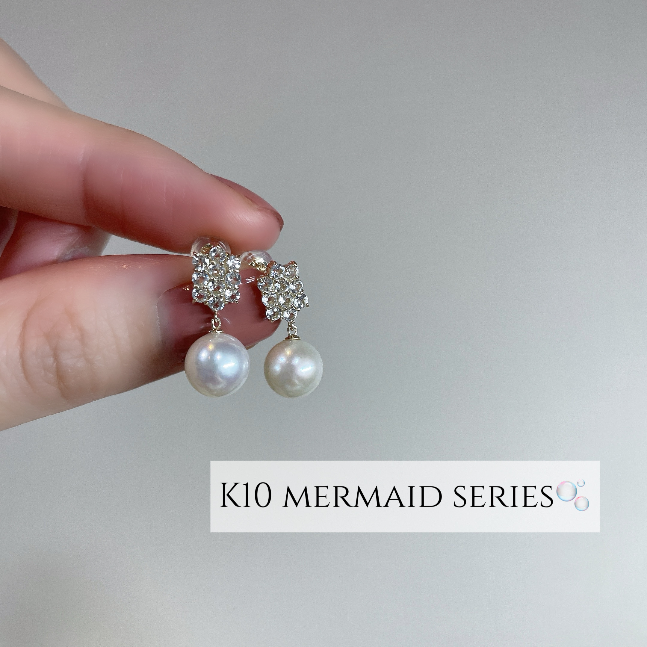 K10 Mermaid bubble 新作ピアス&ネックレス発売のお知らせ