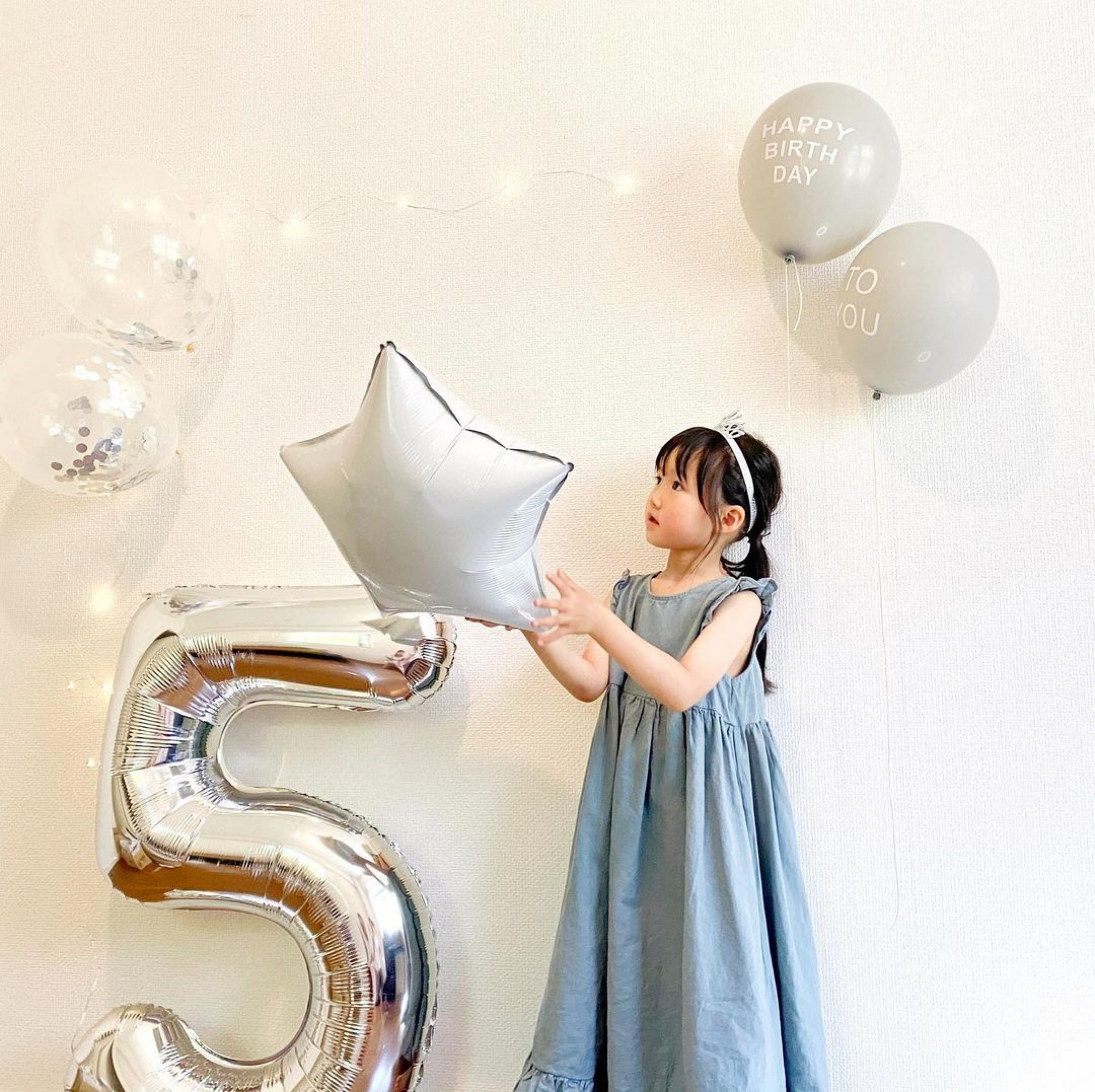 BIGサイズのナンバーバルーンで、お誕生日を楽しくお祝いしませんか☺︎