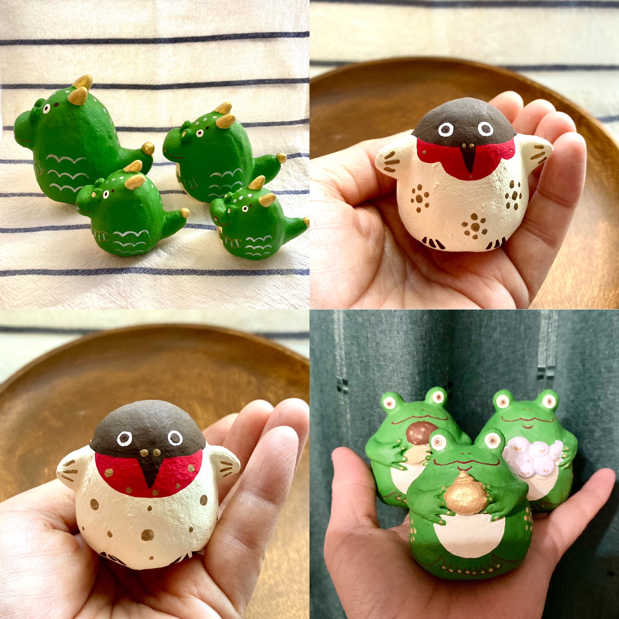 本日、新作張り子販売開始しました。