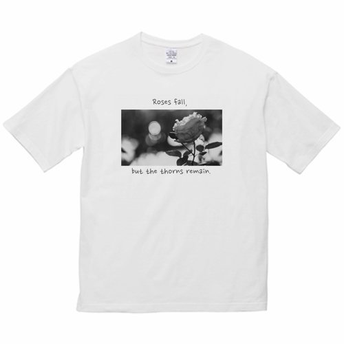 新作Tシャツ追加しました「薔薇の写真を撮るということの難しさ」