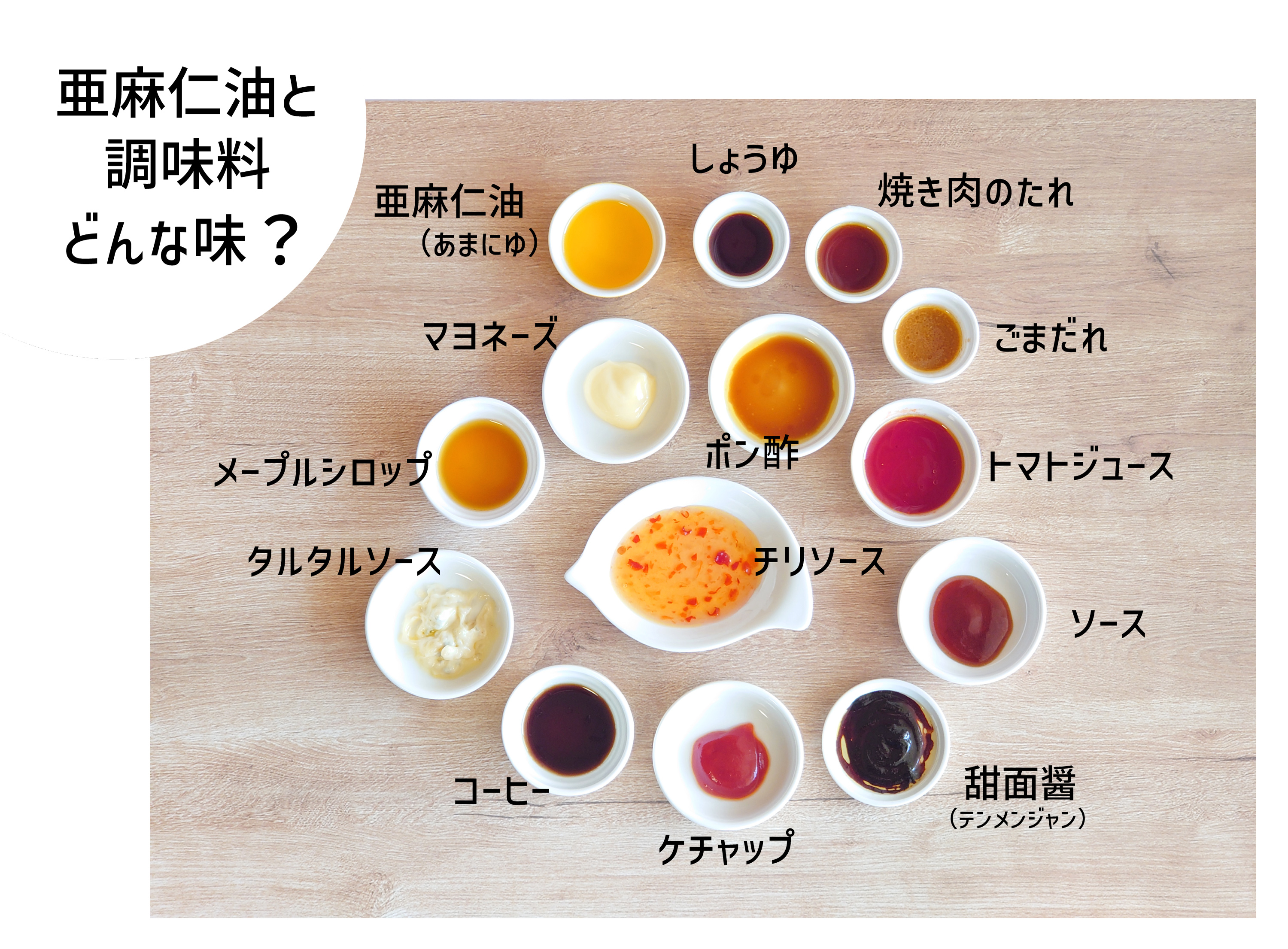 亜麻仁油と調味料 合わせるとどんな味?なにに合う?