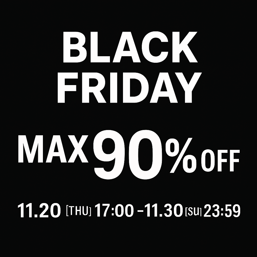 BLACK FRIDAY開催のお知らせ