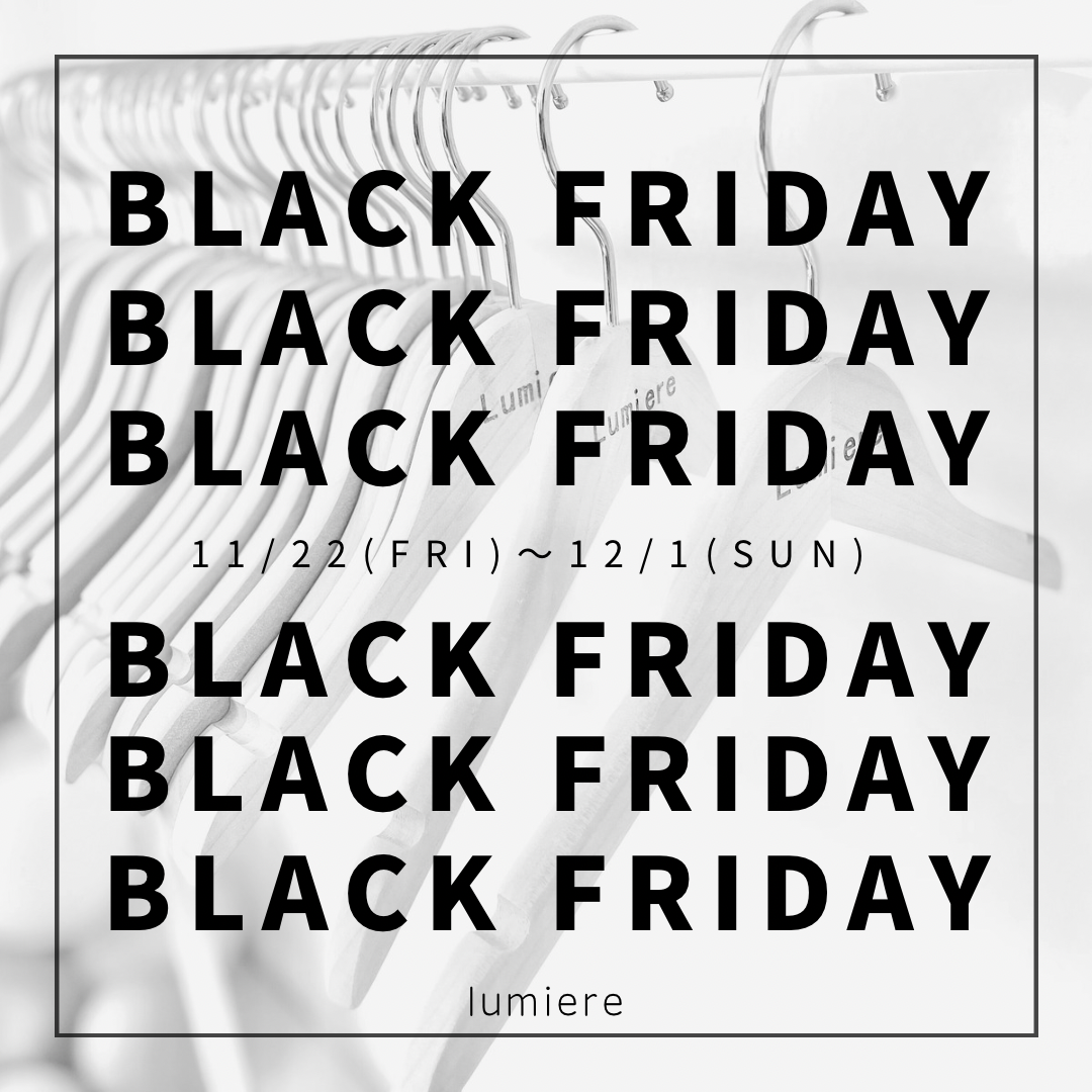 2024年　BLACK  FRIDAY SALE