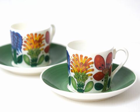 スウェーデン　グスタフスベリ　TAHITI　カップ＆ソーサーが入荷しました！