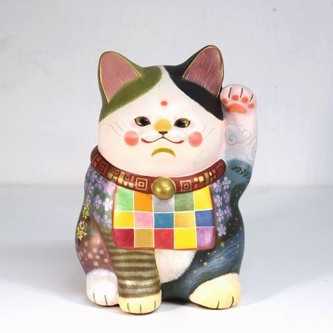 創作招き猫　「織」サインあり　入荷しました。