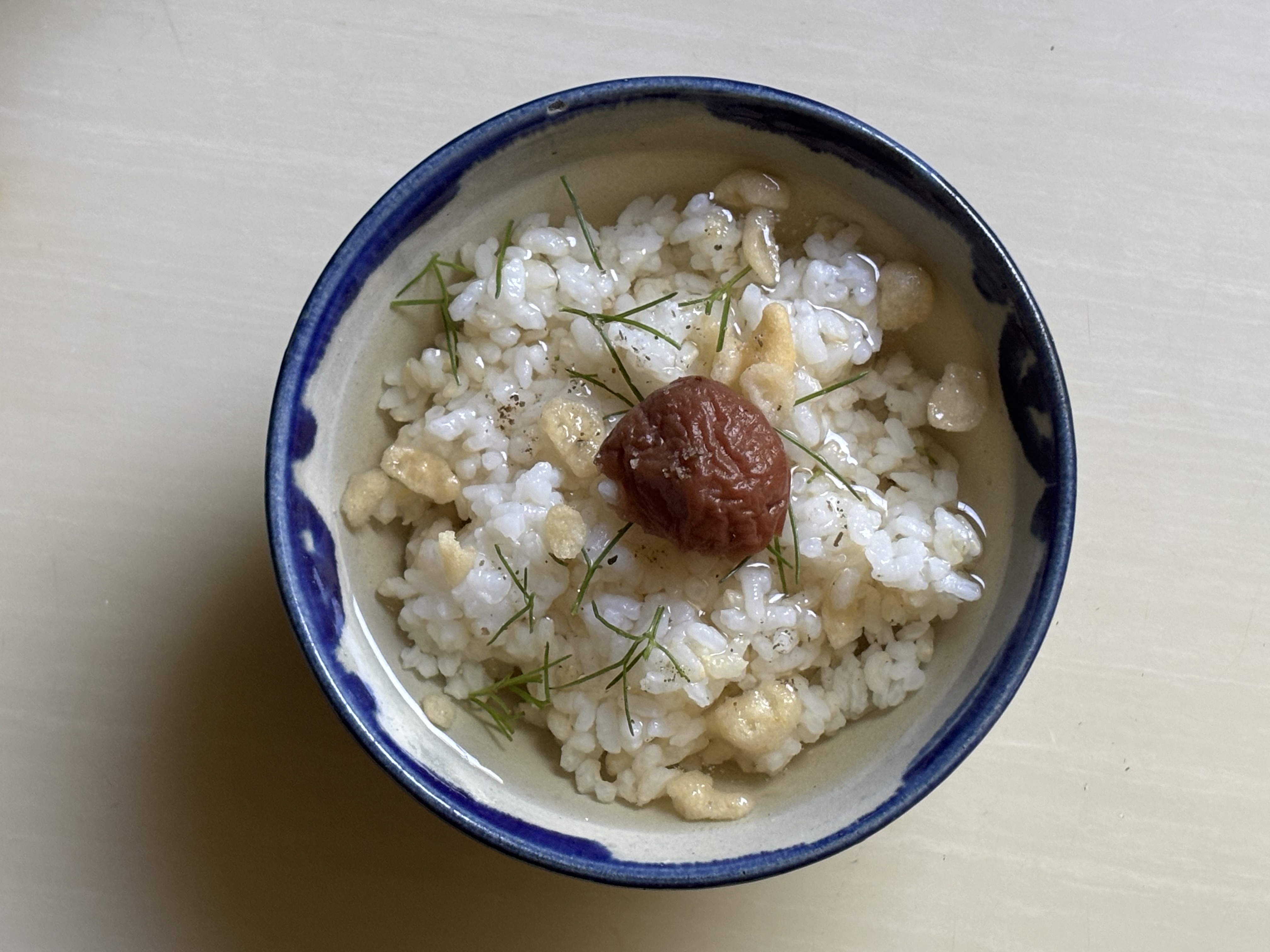 ハーブティーお茶漬け