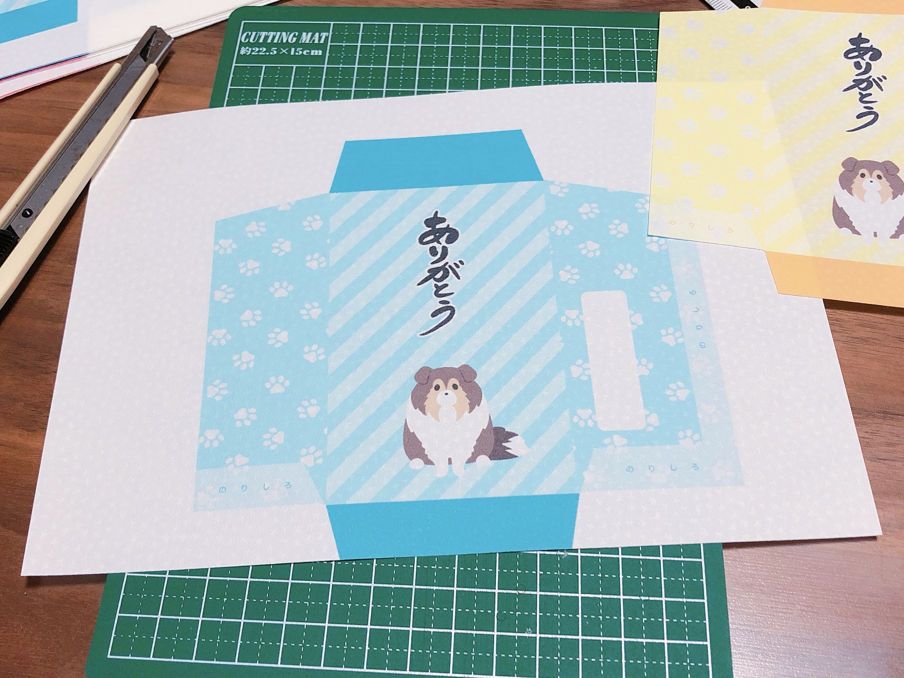 ポチ袋制作中！