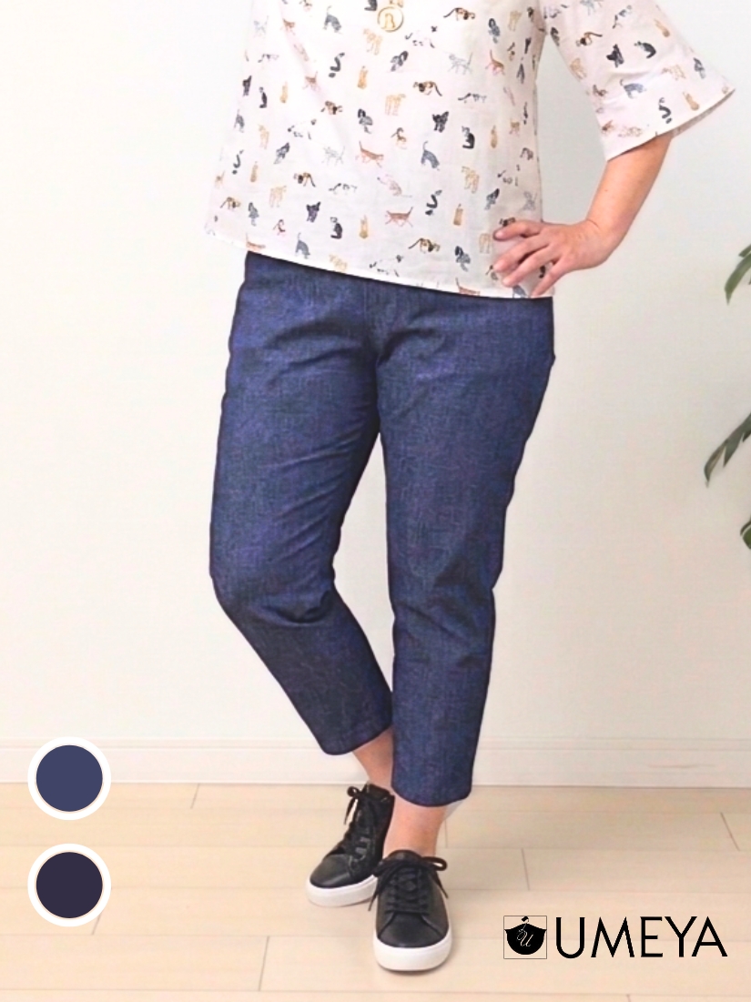 暑い季節のお出かけやおうち時間にもはきたくなる！ふくよかさんのためのレギンスパンツ👖