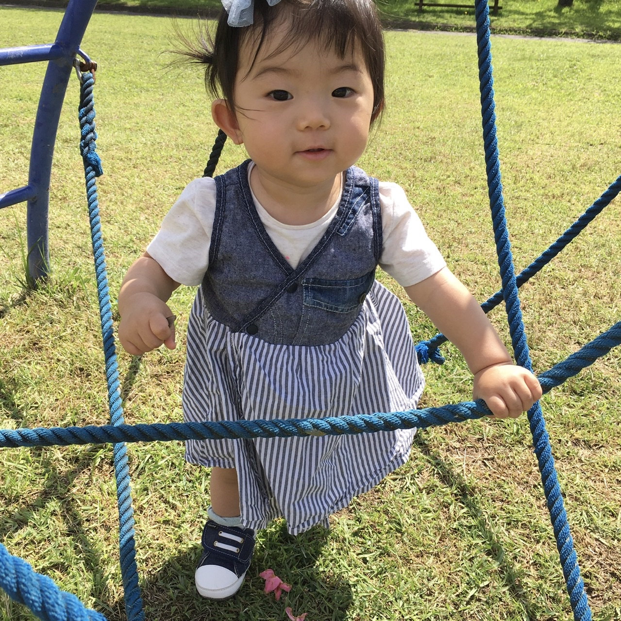 【Ma Minette】カシュクールワンピと蝶々ヘアクリップの着用感