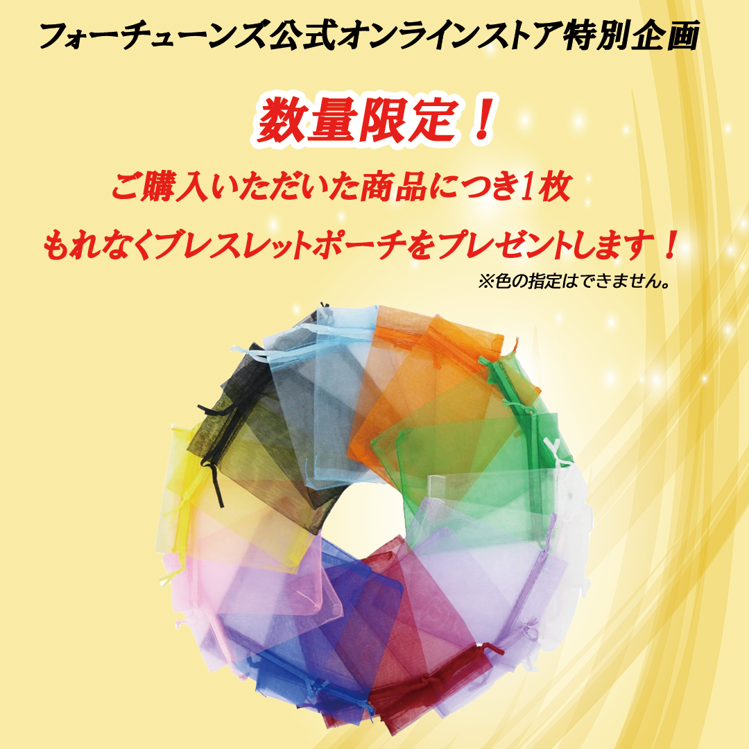 【お知らせ】数量限定！ブレスレットポーチプレゼントキャンペーン開催中！