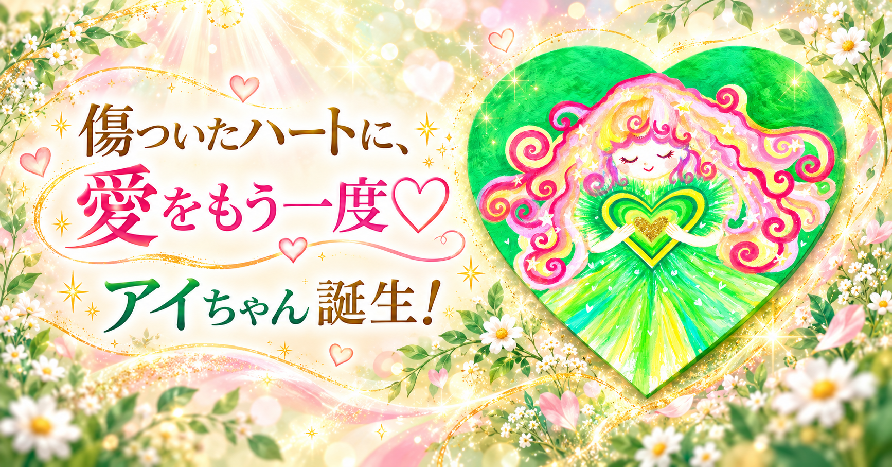 傷ついたハートに、愛をもう一度♡アイちゃん誕生！