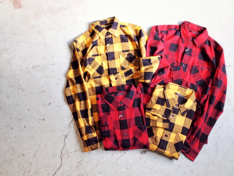 【VINTAGE EL / ブロックチェックワークシャツ】
