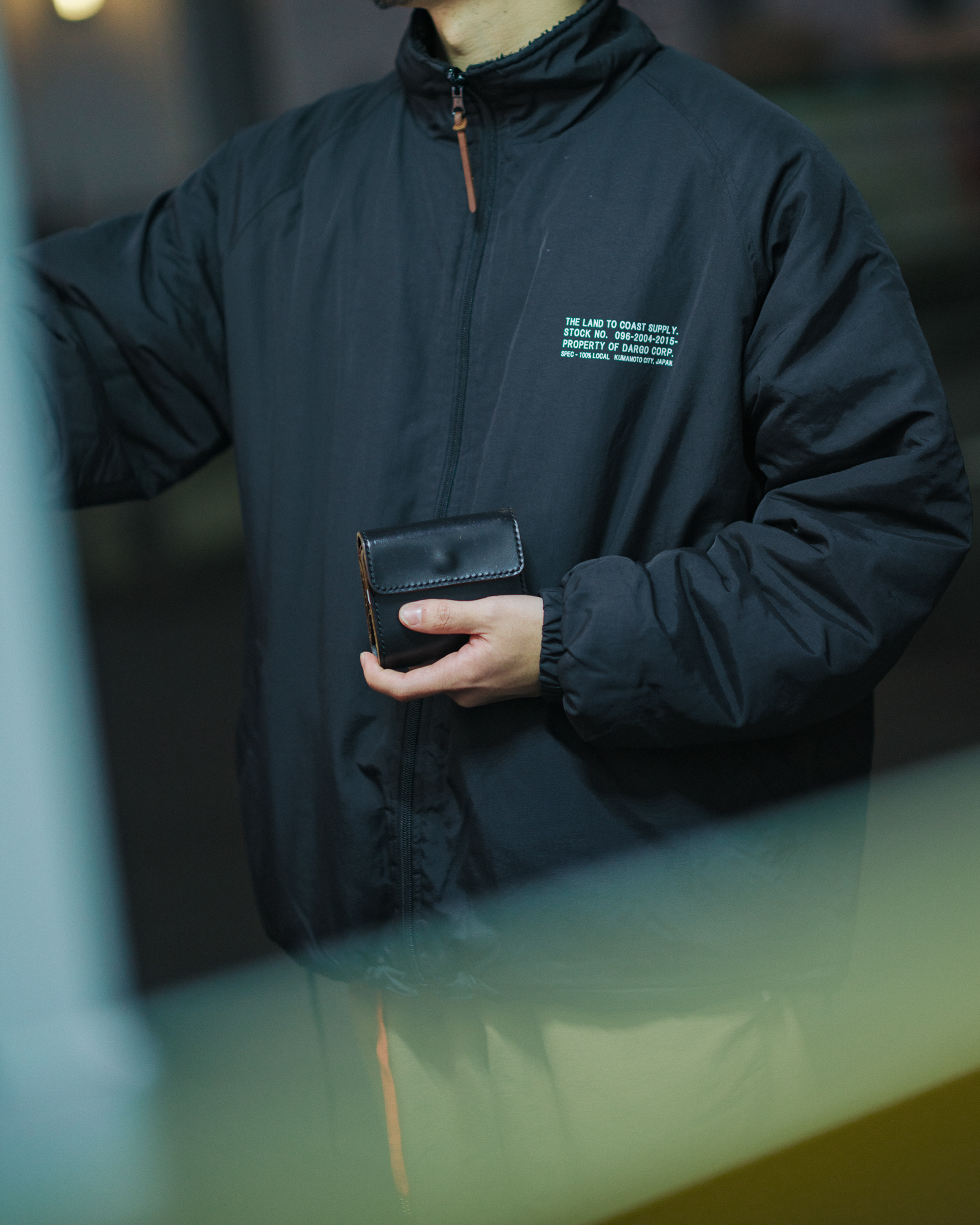 【ナイロン & ボア リバーシブルジャケット】