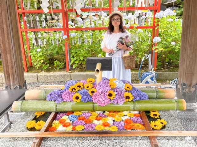 夏越の大祓い　風鈴祭りとハス祭り in 白山神社