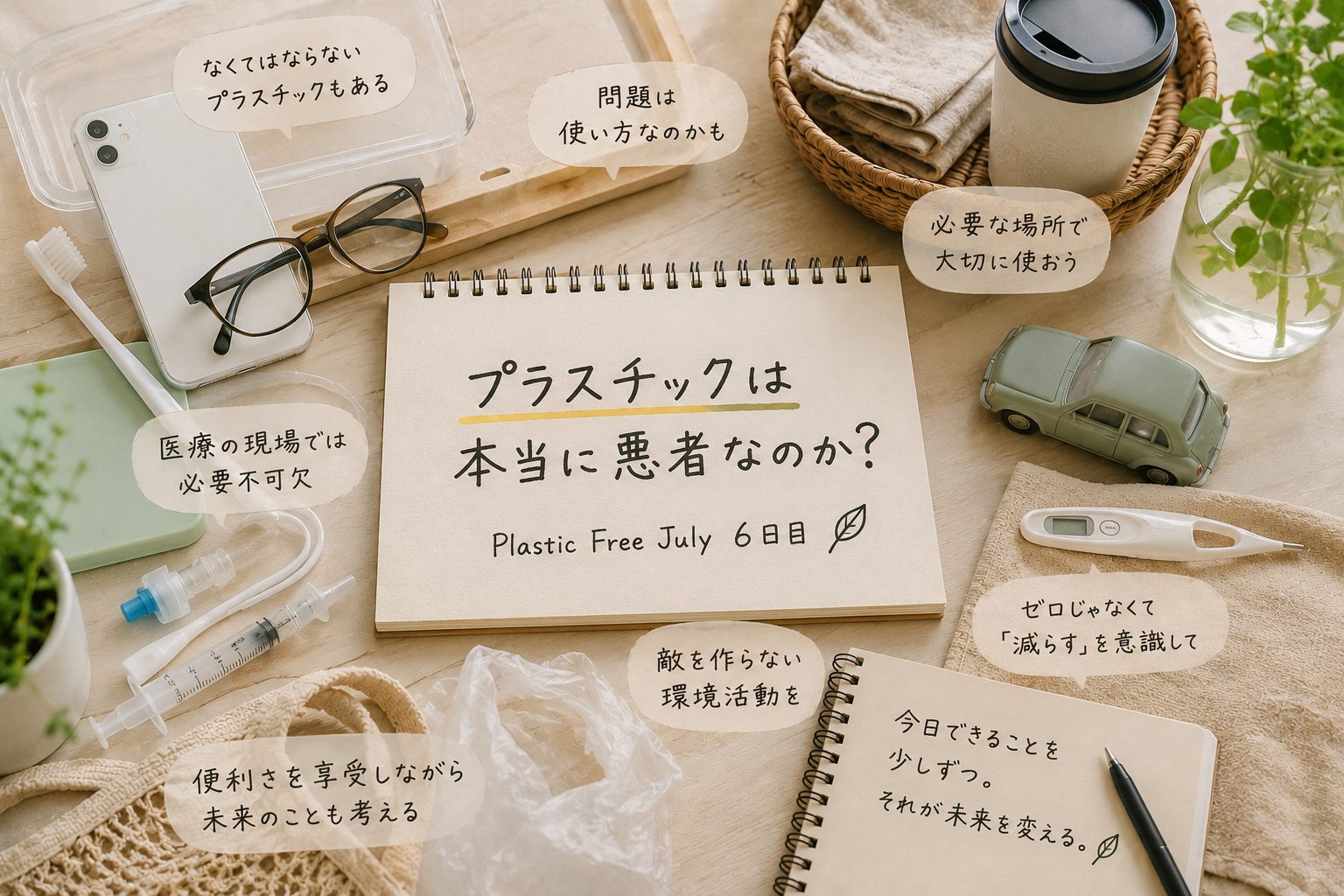 プラスチックは本当に悪者なのか?私が「敵を作らない」と決めた理由