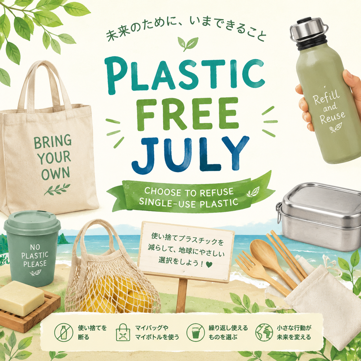 私が8年間「Plastic Free July」を続けている理由