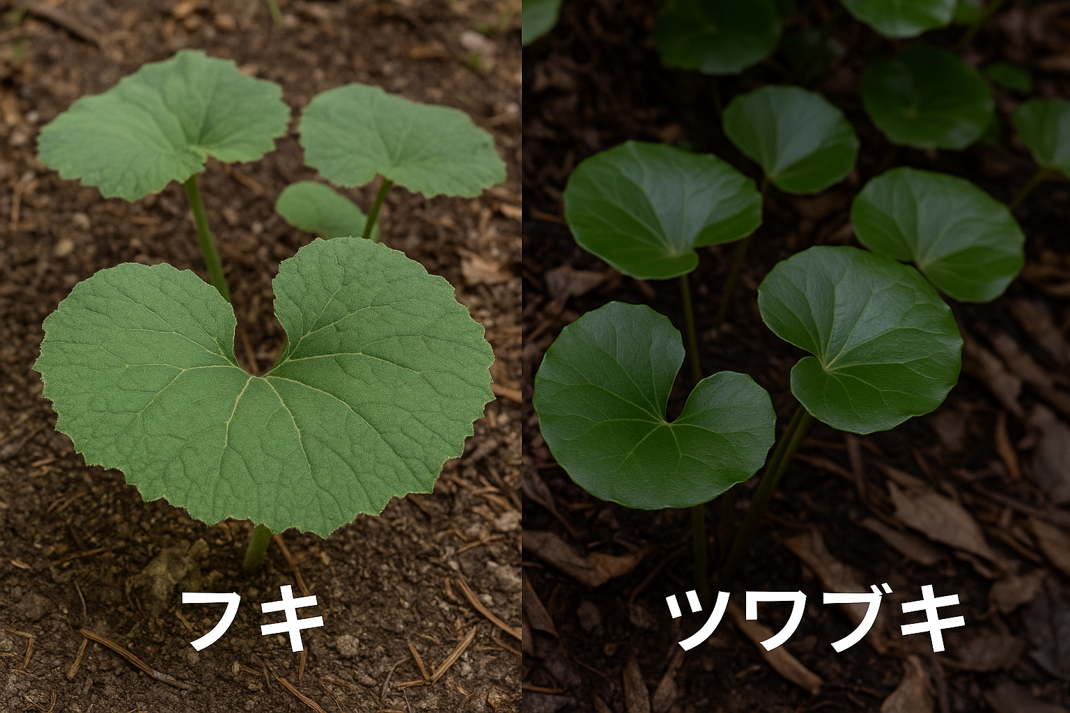 「フキ」と「ツワブキ」──春の山菜と和の庭の植物、その違いと食べ方