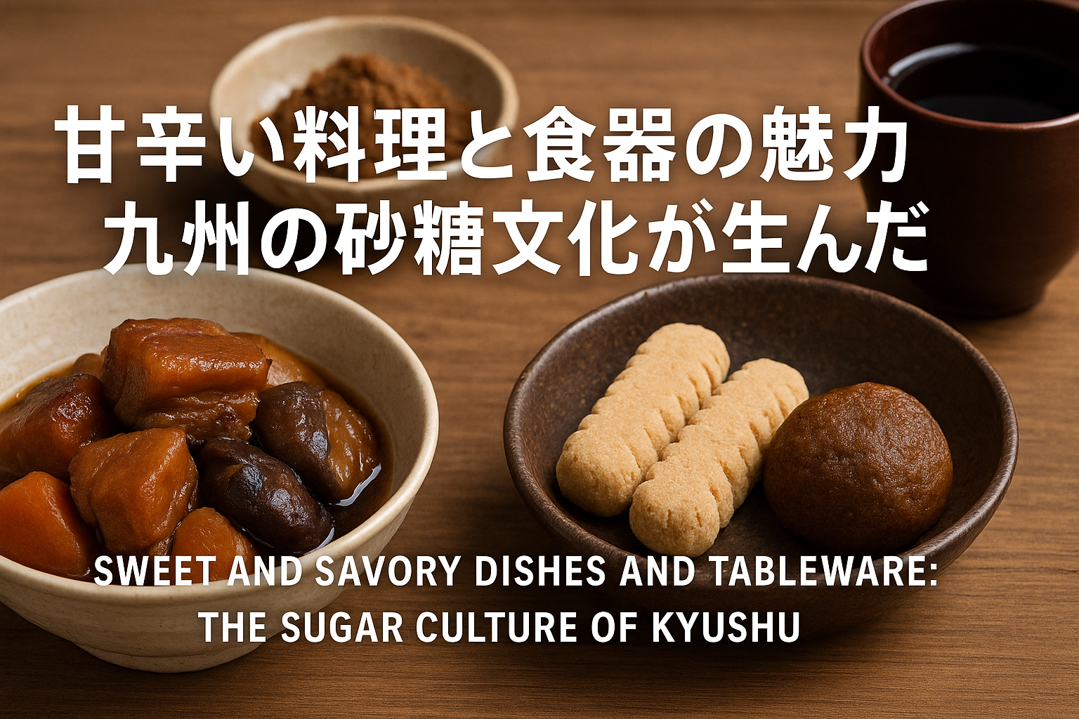九州の砂糖文化が生んだ甘辛い料理と食器の魅力：歴史と伝統が織りなす食の深層