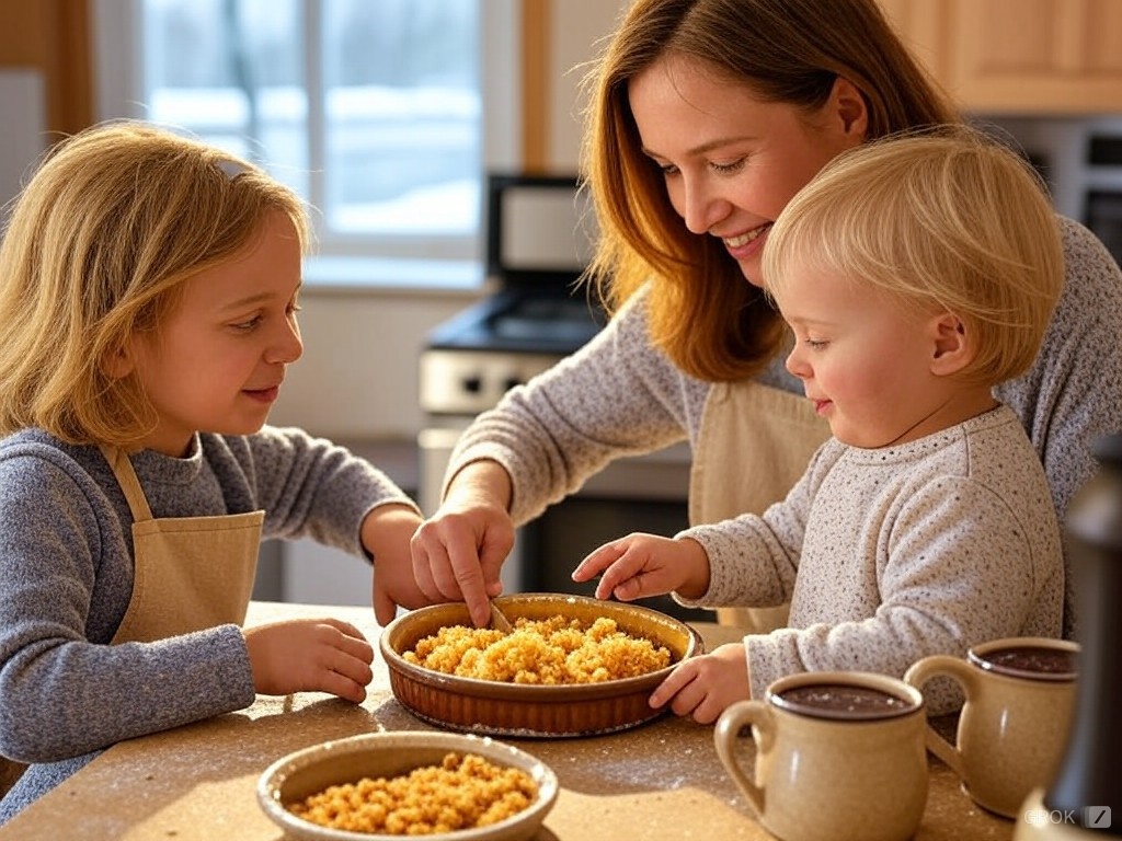 ポーリッシュポタリーで冬の子どもと楽しむ手作りスイーツタイム