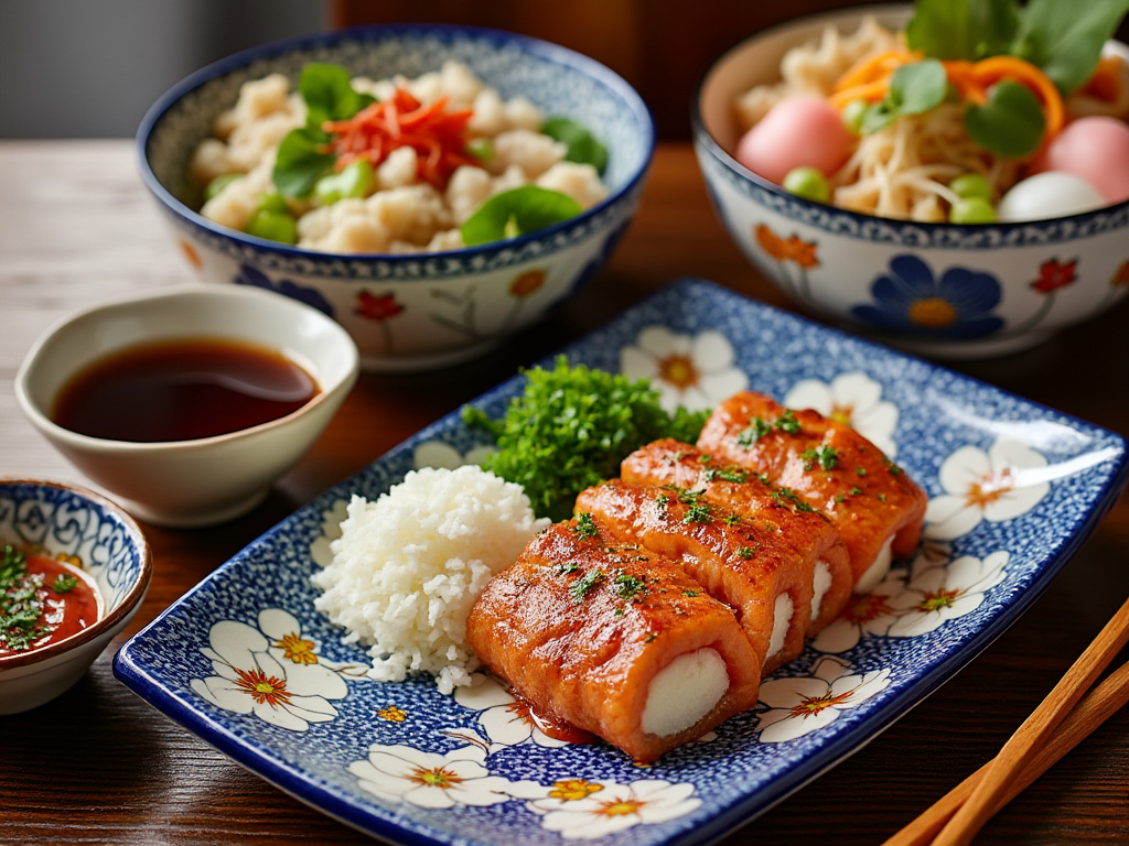 和洋の調和：ボレスワヴィエツ陶器で彩る日本の食卓