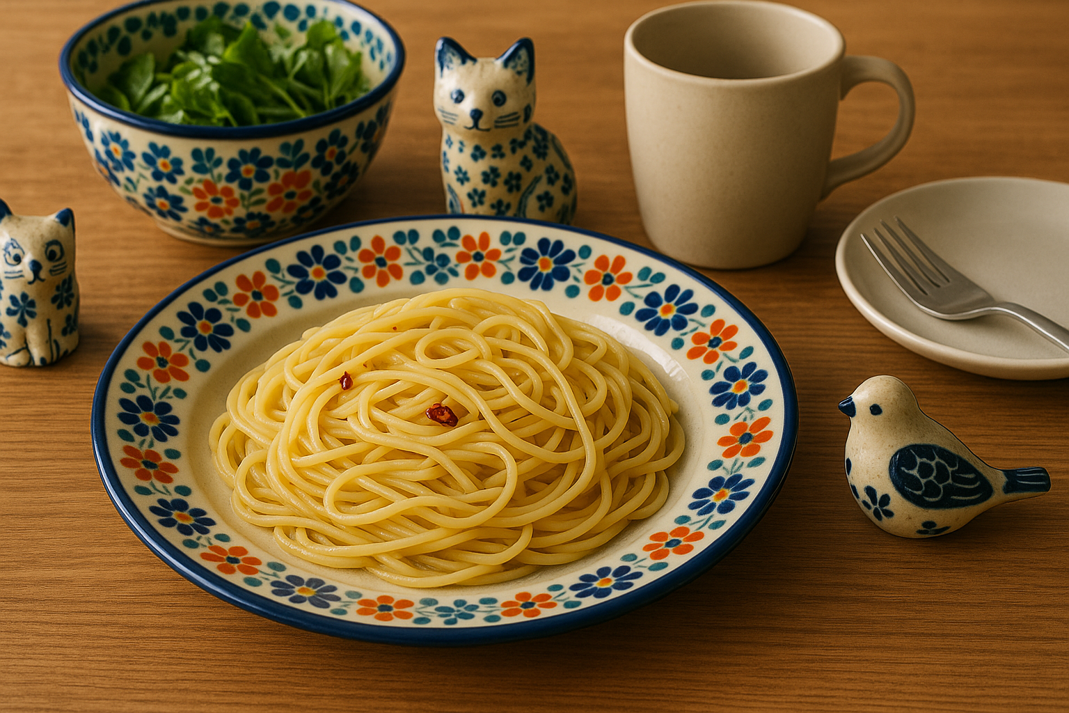 アーリオ・オーリオで楽しむ食卓：ポーリッシュポタリーと北欧食器の素敵な組み合わせ