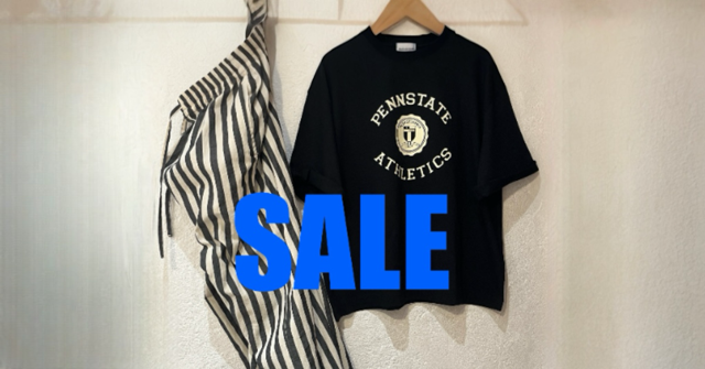 店頭にてSALEスタート