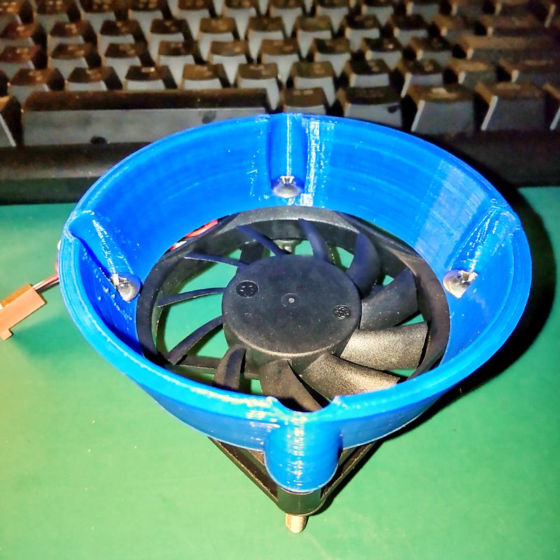 アセトンベーパー用の吸気ダクト