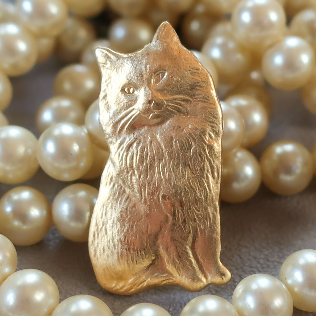 【新商品｜猫パーツ】以前よりお知らせしていたUSA真鍮猫パーツの販売を開始しました