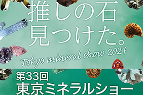 12/13~16 東京ミネラルショー出展します