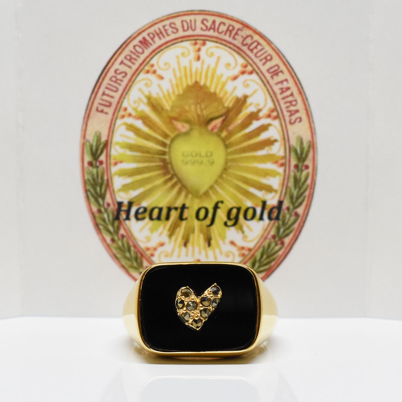 【新作のご紹介】Heart of gold ring