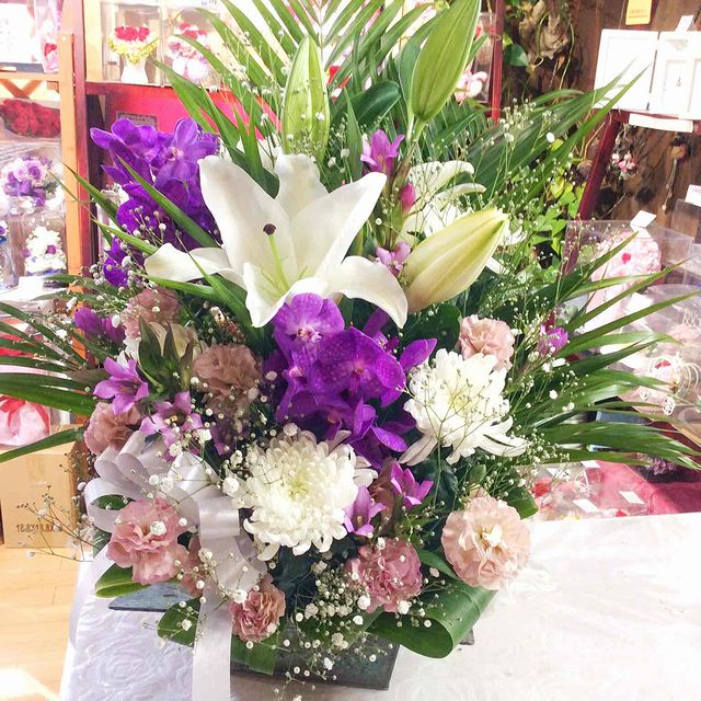 お盆の花