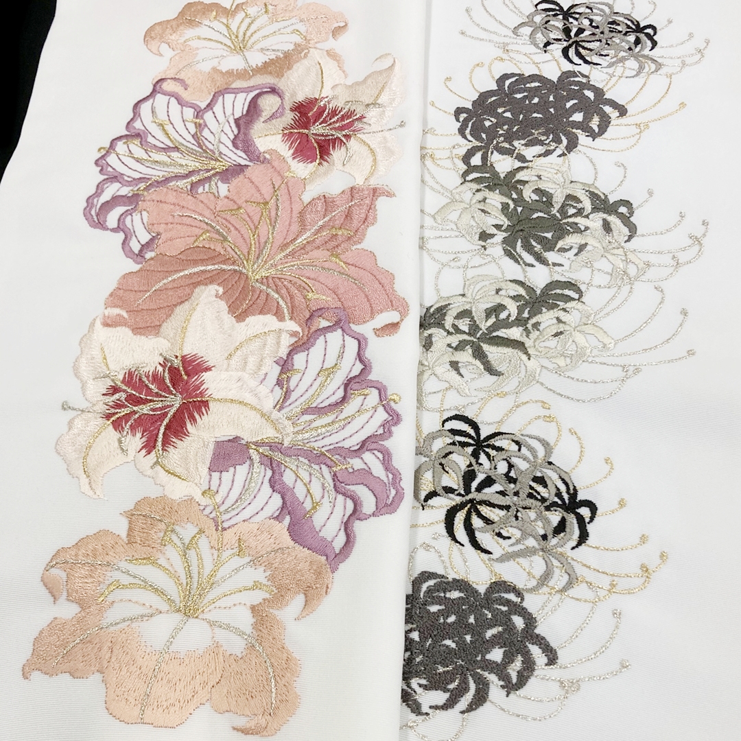 刺繍の半衿