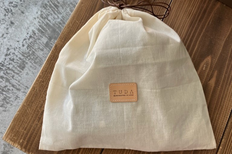 ランドセルリメイクの梱包用巾着です。