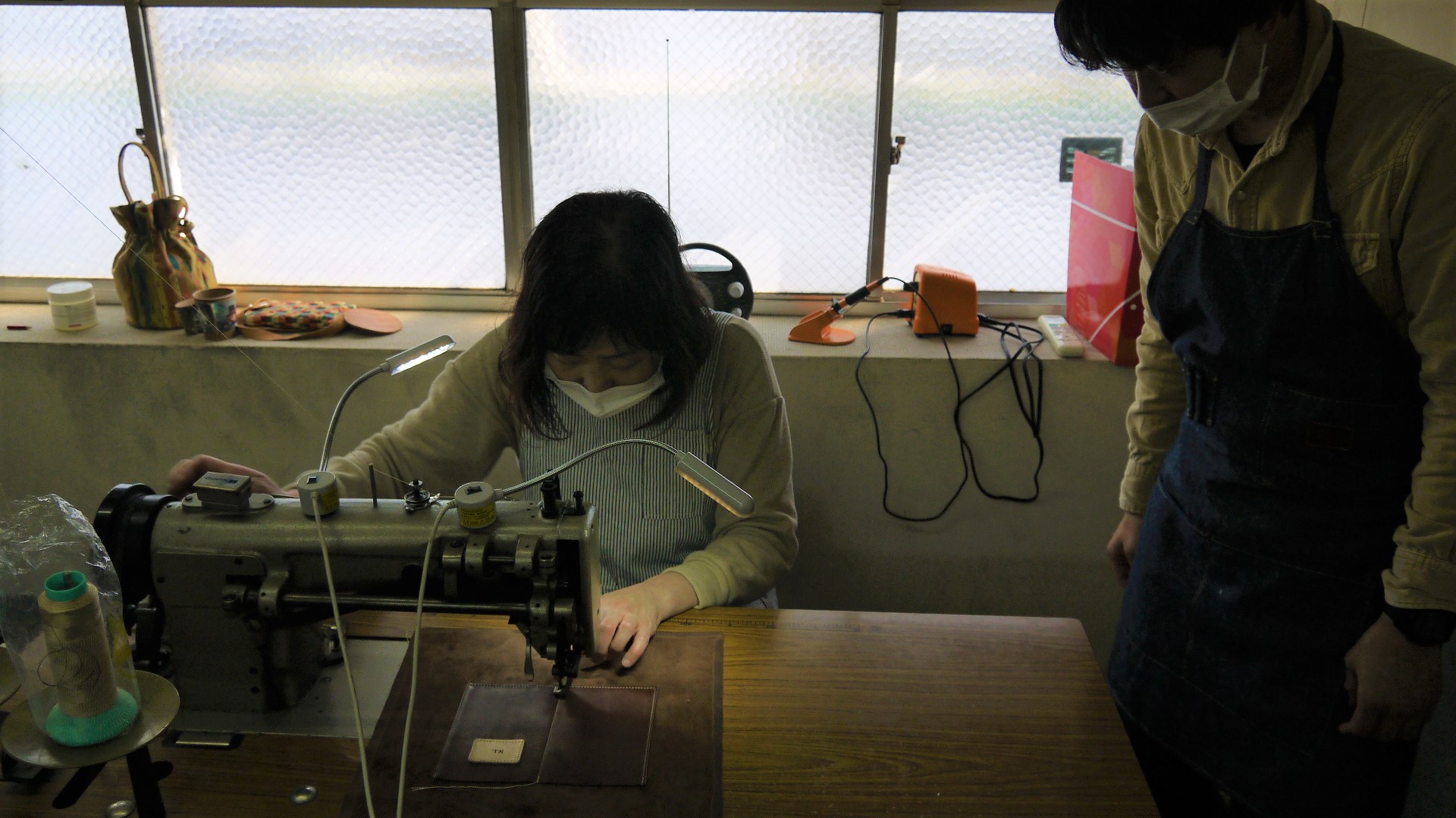 工房で製作体験を開催いたいました。お二人とも素敵な仕上がりとなりました。