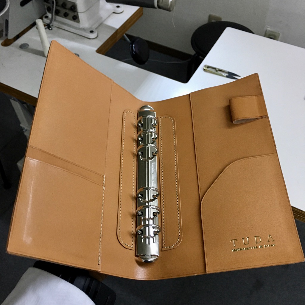 システム手帳２ndサンプル製作。色々と課題を見つけてクリアしていってます。